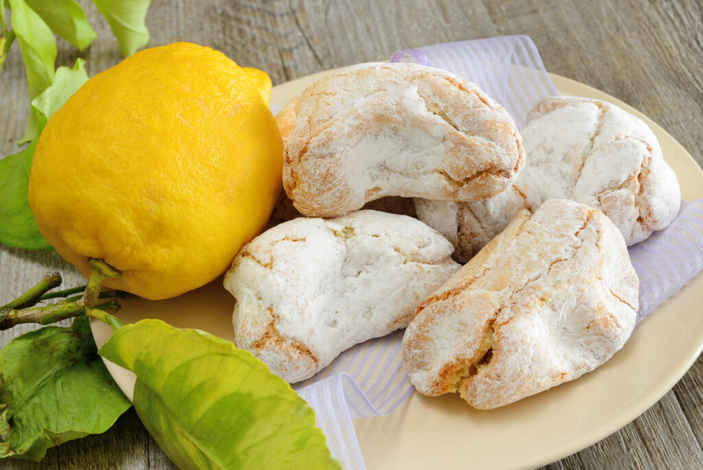 fragrant and sweet Sicilian almond paste with sugar and lemon
